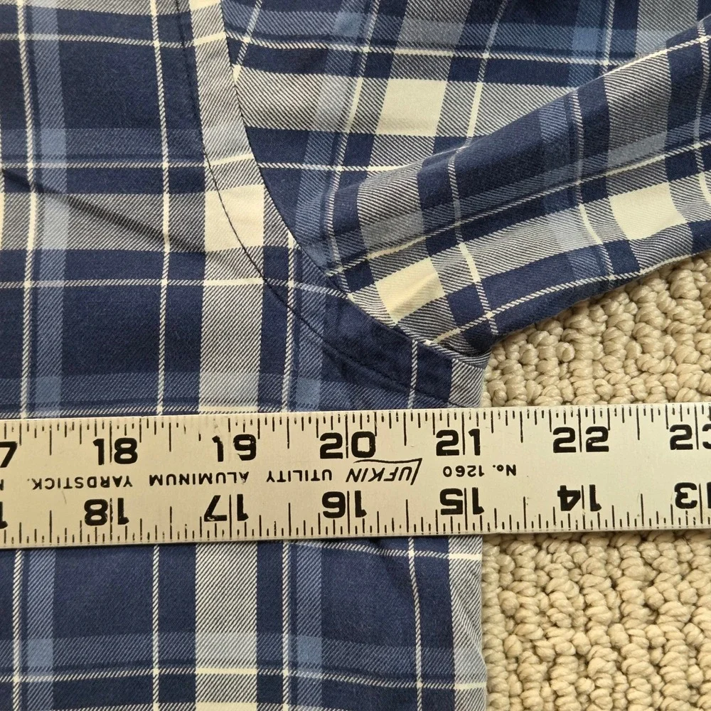 Ralph Lauren Kids XL (18-20) Blue Plaid Long Sleeve Button‎ Down Shirt